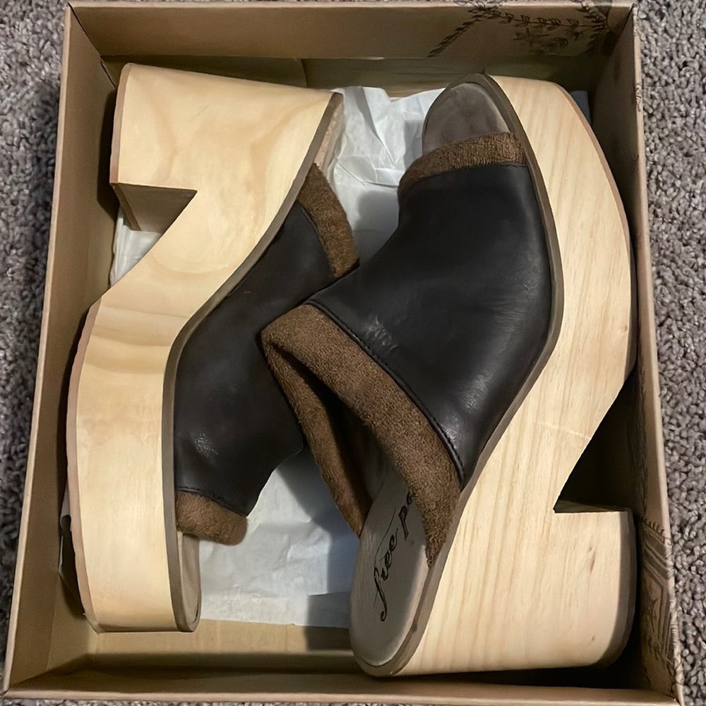 Women free people clog size 10